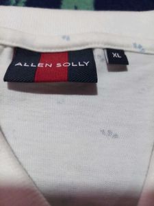 Original Allen Solly White Polo T-Shirt