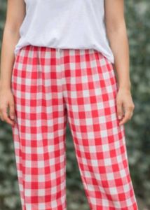 Red & White Gingham Pajama