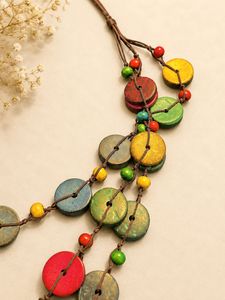 Bohemian Layered Beaded Necklace
