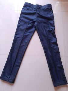 Men's Formal Navy Blue Trouser