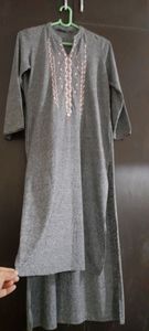 avaasa kurti,  size: M, Grey Melange
