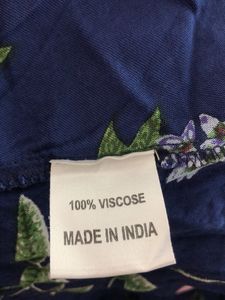 Navy Blue Floral Printed Dress(Women’s)