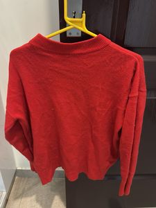 Vintage Red Crewneck Sweater