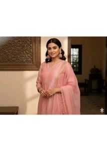 Stunning Pink Peacock Jhumka Earrings