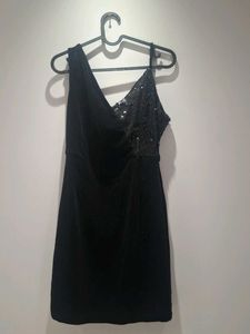 Sparkly Black Mini Dress