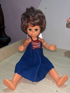Vintage Doll ( stain on the face)