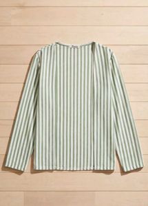 Striped Long Sleeve shruge