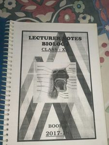 lecture notebook of biology class 12th