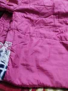 Pink Padded Winter Coat