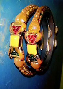 Vintage Gemstone Bangle Set