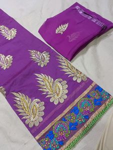 Fancy Suit With Work Dupta