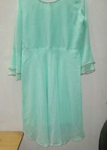 Elegant light blue sharara set