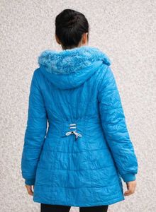 Vintage Blue Puffer Jacket 🧥