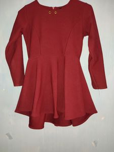 flare dress with full sleeves