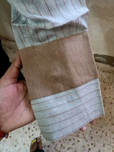 XXL pure Linen Shirt For Men (42) Double C