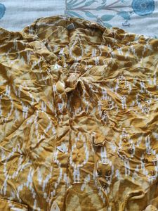 Yellow Printed Frock