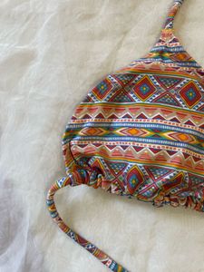 Boho Tribal Print Bikini Top