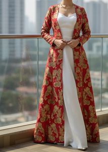 Elegant pink & Gold Ethnic Jacket