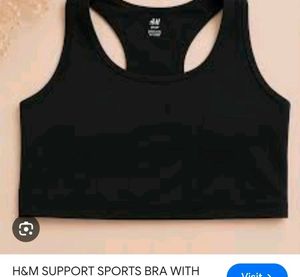 H&M Black Sports Bra
