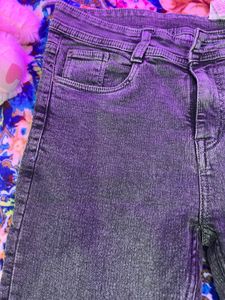Stylish Grey Wash Denim Jeans