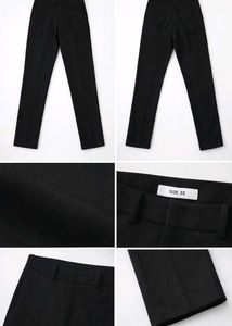 Classic Black Straight Leg Trousers