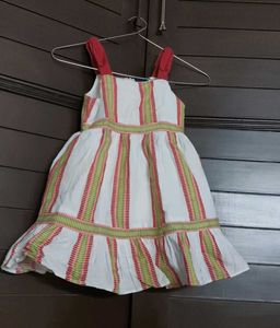Juniors Cute Striped Summer Dress 2-3Y