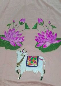 Kamal And Cow Hand Paint Suit