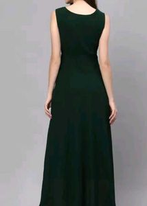 Women’s Green Sleeveless Maxi Dress