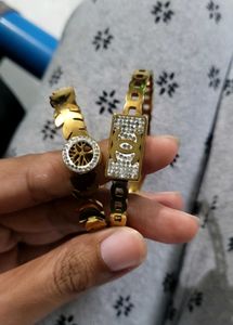 Chic Gold Bracelets Set