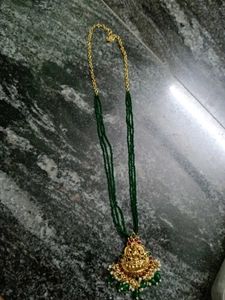 Elegant Lakshmi Pendant Necklace