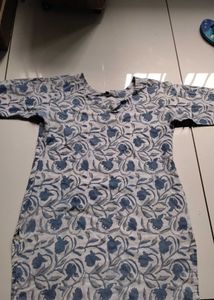 floral print short kurthi for womens