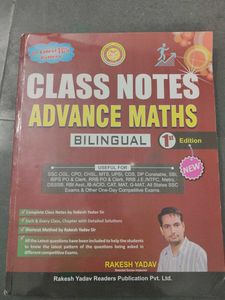 Advance Maths Class Notes