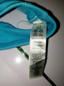 Aqua Blue Thong Underwear 40-42 size