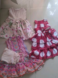 Bundle of 3 Girls' Dresses