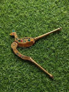 Vintage Peacock Nutcracker copper made