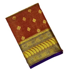 Banarasi Satin Allover Booti Saree For Women
