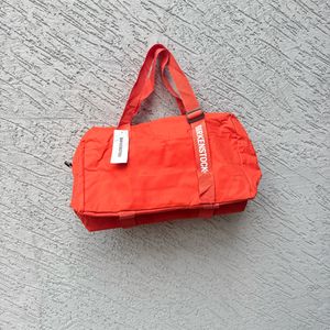Birkenstock Orange Duffle Bag