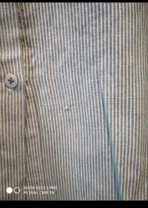 Striped Cat Pocket Shirt