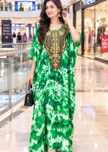 Vibrant Green night dress