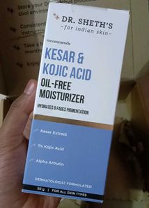 Dr. Sheth's kesar &amp; Kojic Oil-Free Moisturizer