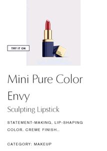 Estee Lauder Luxurious Mini Lipstick 💄