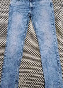 Acid Wash Denim Jeans