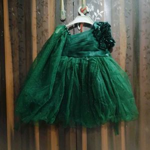 Sparkling Emerald Green Party Dress