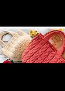 Chic Handcrafted Crochet Tote Bags