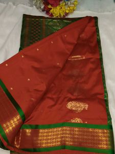 Elegant Green Silk Saree with blouse