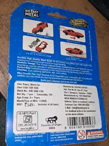 Die Cast Metal Racing Car