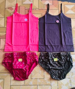 petticoats and panty combo set of 2.