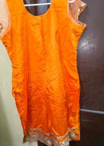Vibrant Orange Kurta