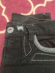 Stylish Black Denim Jeans