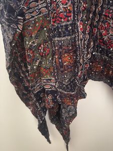 Boho Print poncho